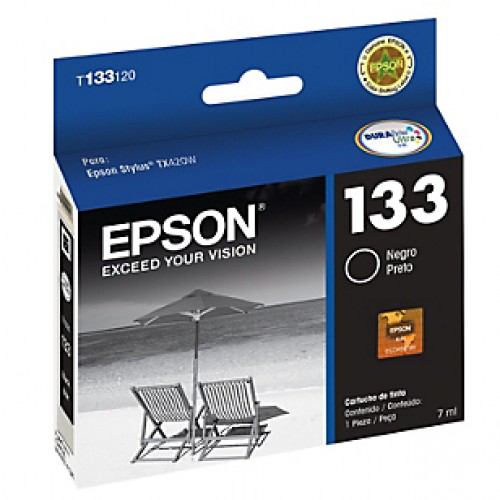  ORIGINAL EPSON 133 NEGRO